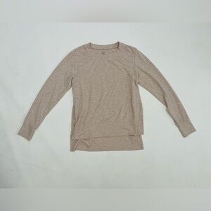 Alo Yoga Glimpse Long Sleeve putty heather size small